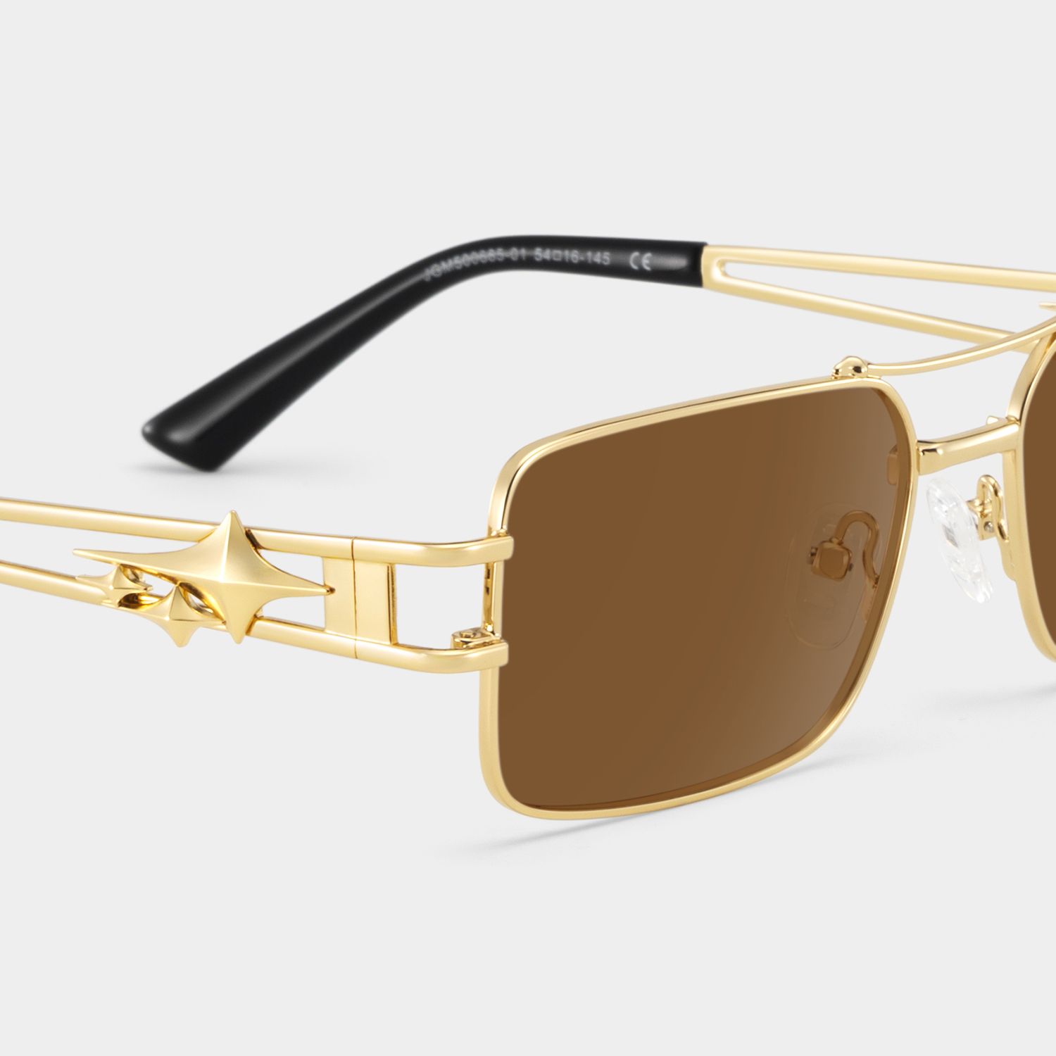 Eric gold aviator frames glasses Online | ZEELOOL