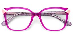 Nolan Square Neon Pink Glasses3