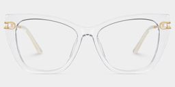 Victor Clear Cat eye Glasses2
