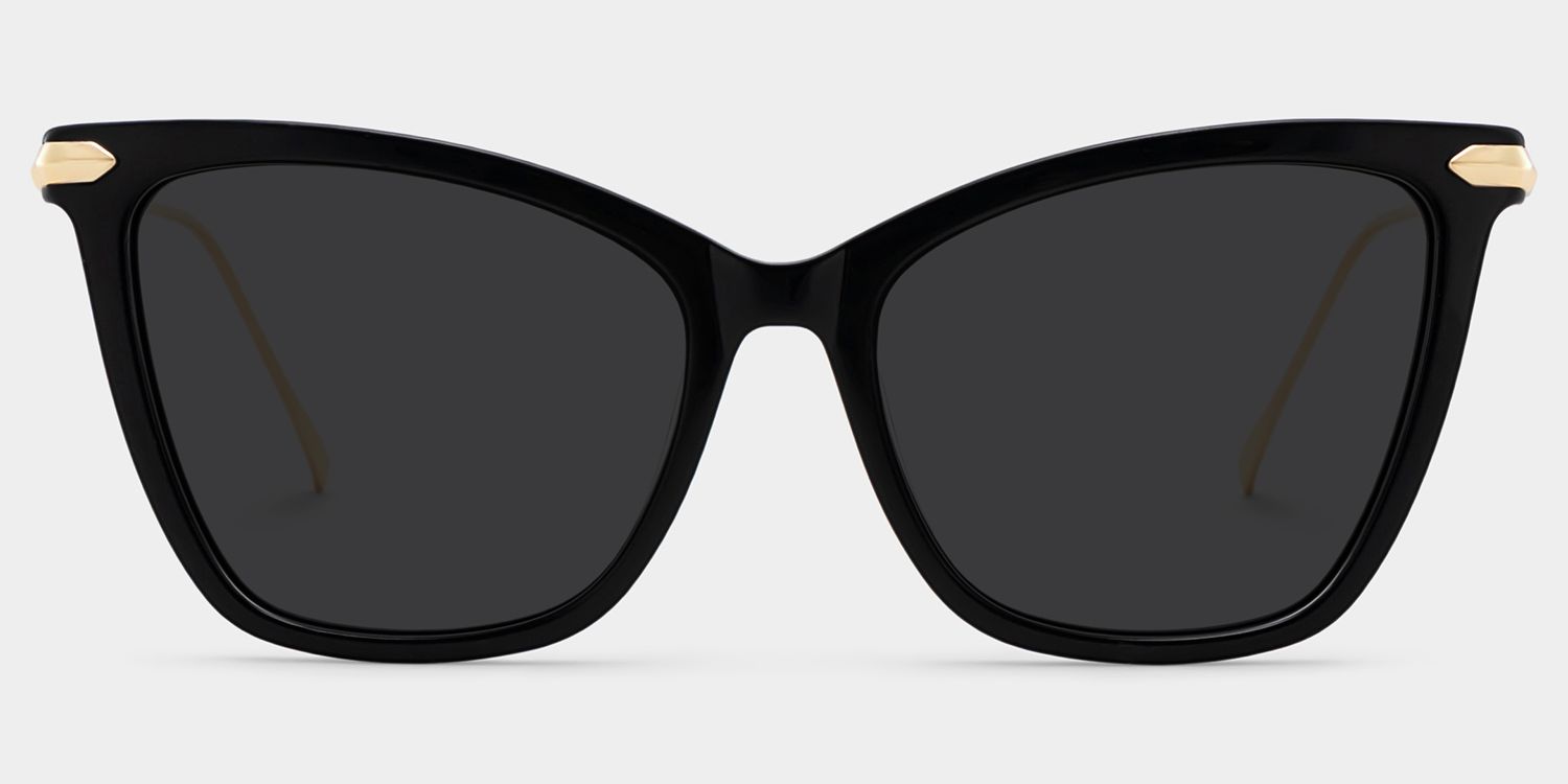 Hilary Black Butterfly Sunglasses to Frame Your Face | ZEELOOL0