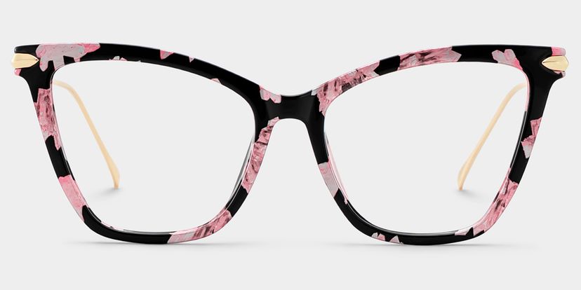 Hilary Butterfly Pink Floral Glasses
