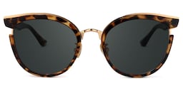 Laraine Cat Eye Tortoise Glasses0