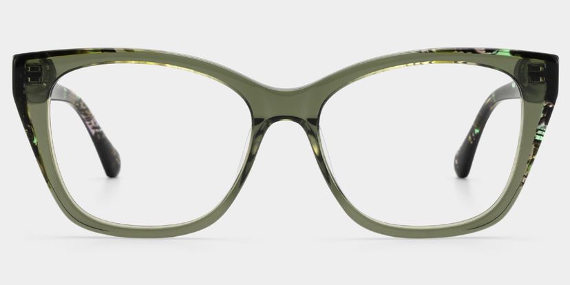 Maple Green Butterfly Glasses