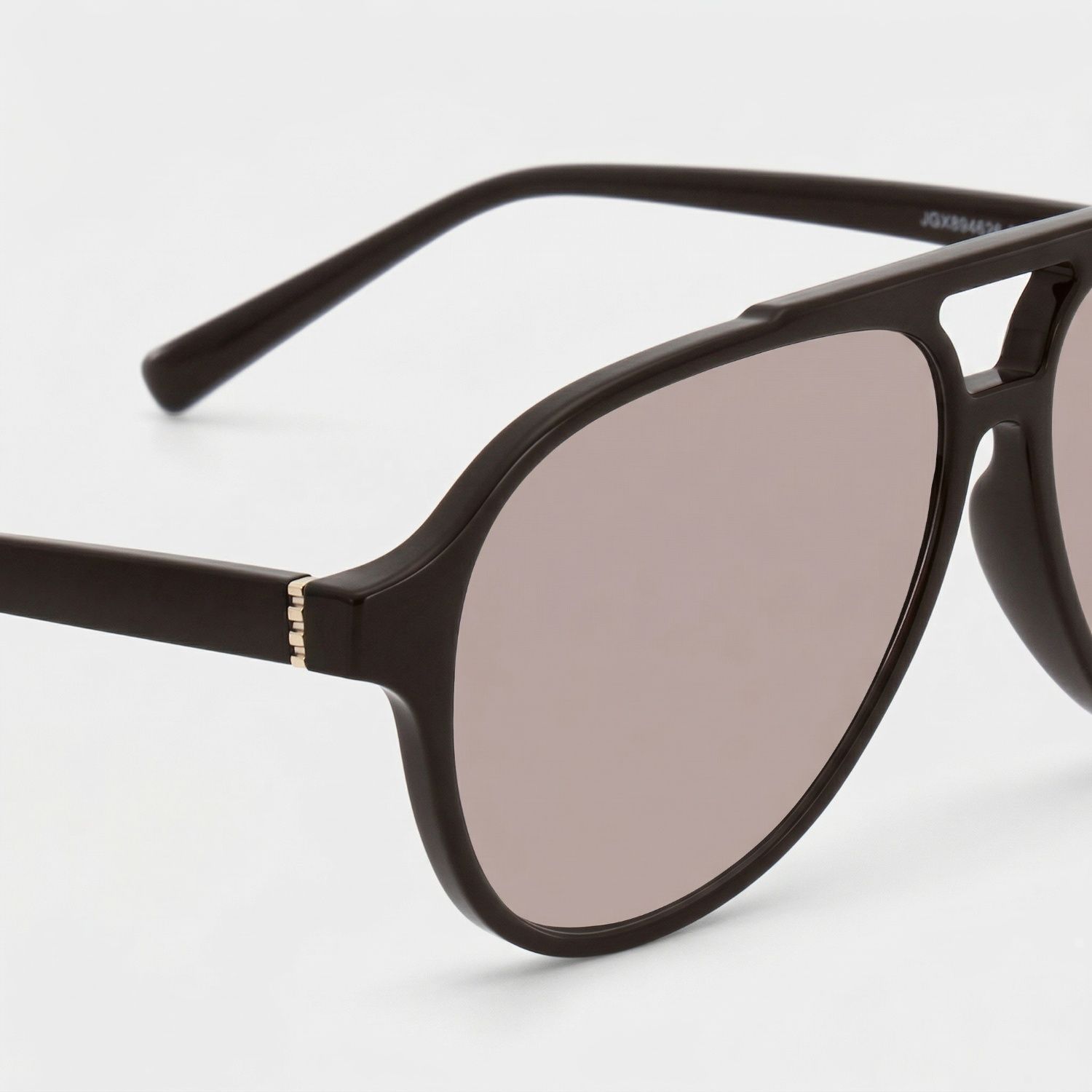 Drew Dark Brown Aviator Glasses for the Female | ZEELOOL4
