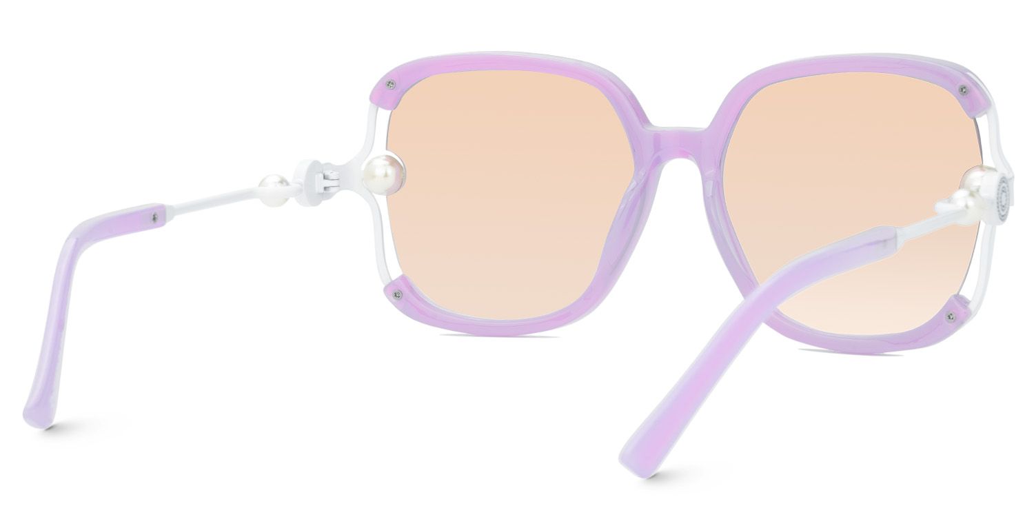 Square Purple Sunglasses Frames3