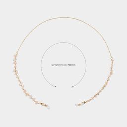 Stylish  Pink Stone Eyeglasses Chains2