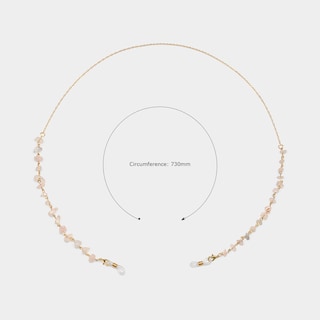 Stylish  Pink Stone Eyeglasses Chains2