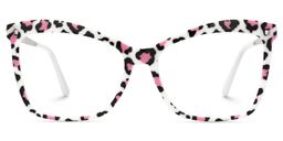 Isaebella Animal Print Butterfly Glasses0