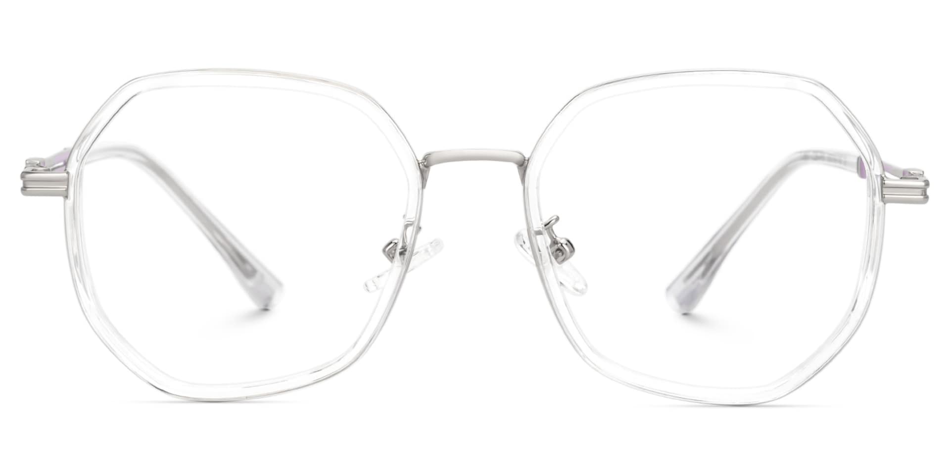 Frazier Clear Geometric Glasses | Zeelool0