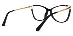 Yomary Cateye Black Glasses3
