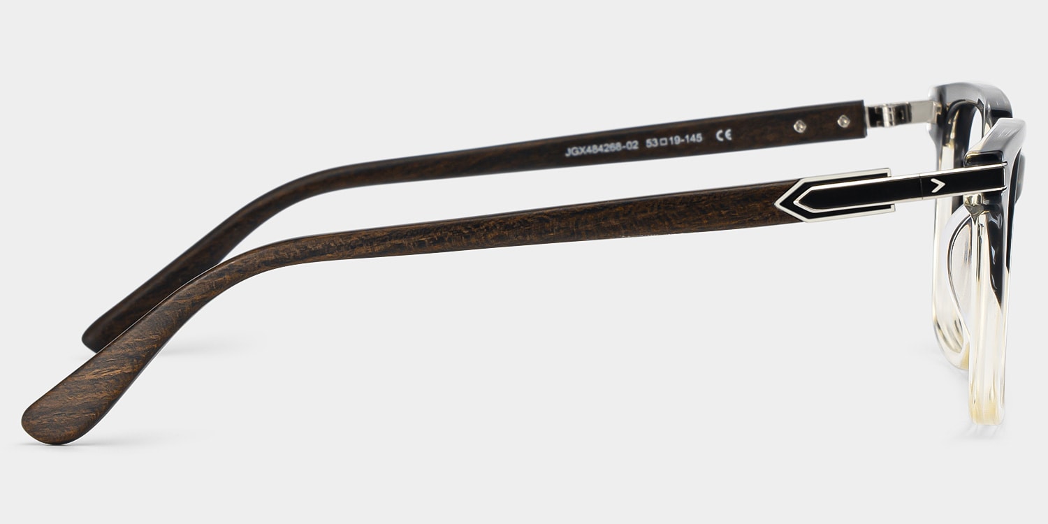 Noah Rectangle Two tone Glasses5