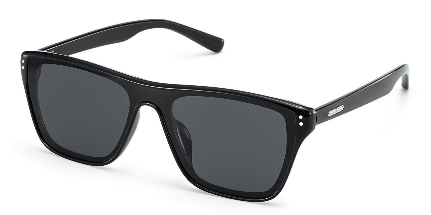 Paloma Black Aviator Polarized Sunglasses Online | Zeelool2