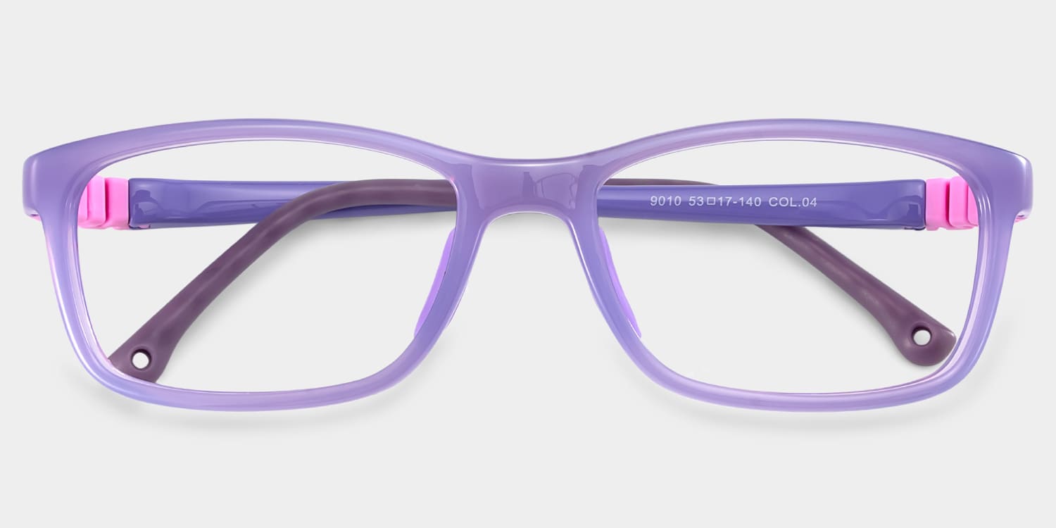Brook Rectangle Purple Glasses