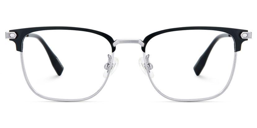 Barrett Browline Silver Glasses