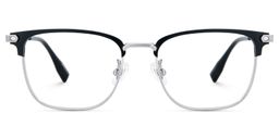 Barrett Browline Silver Glasses1