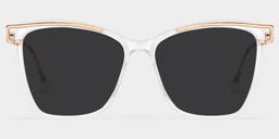 Krystle Clear Square Sunglasses0