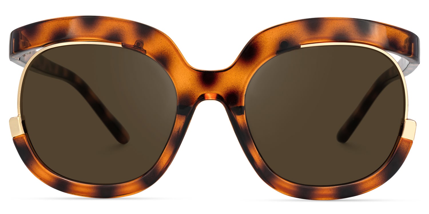 Darice Round Tortoise Sunglasses