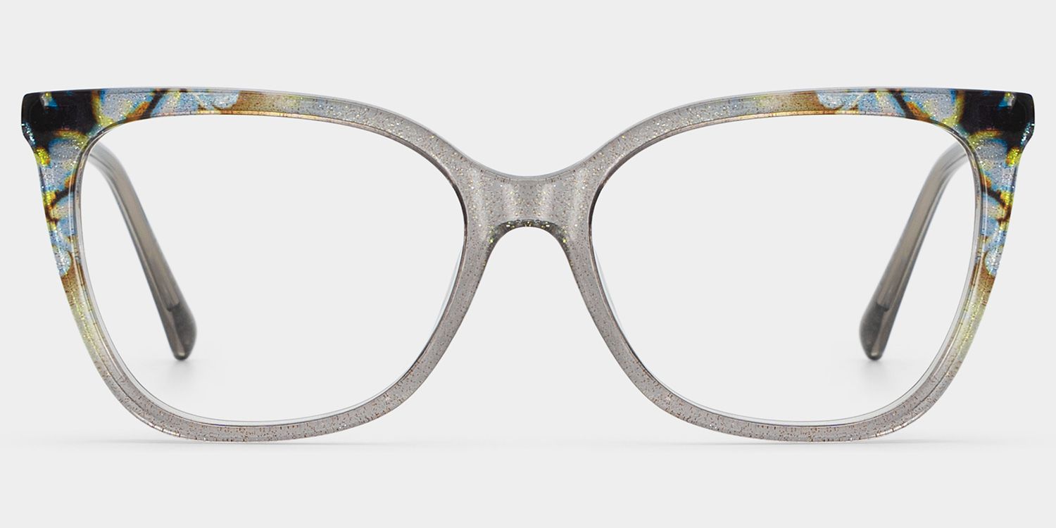 Jolie Gray Butterfly Floral Reading Glasses | ZEELOOL
