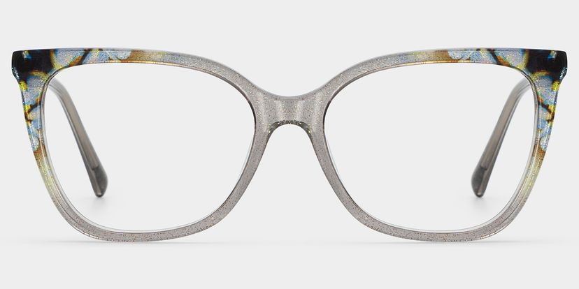 Jolie Gray Butterfly Glasses