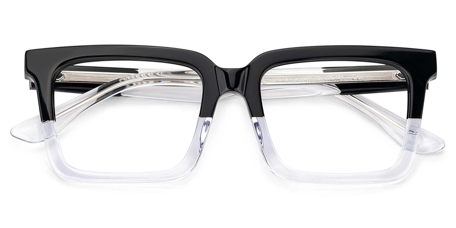 Black Crystal Square Frame Glasses - Hattie on Sale | Zeelool1