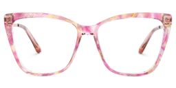 Awilda Cateye Pink Glasses0