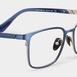 Aubrey Rectangle Blue Glasses5