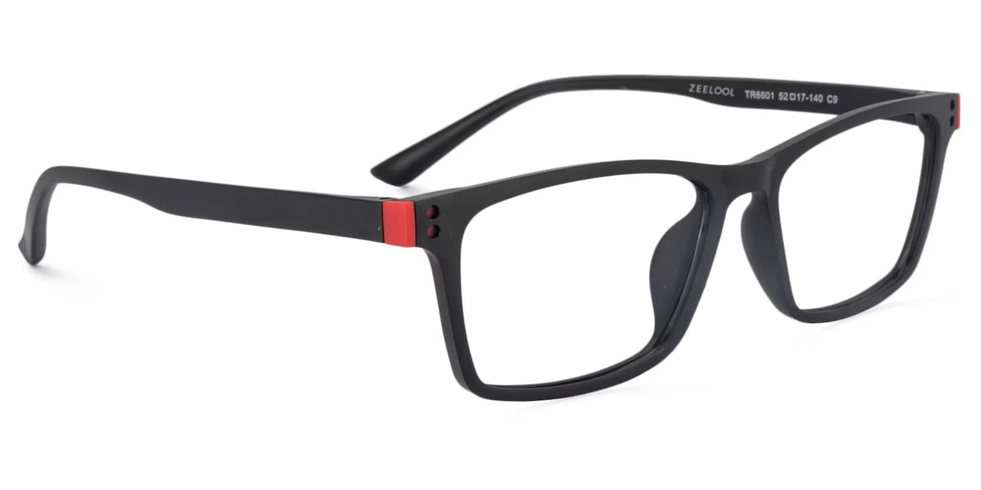 Cheche Rectangle Black Eyeglasses for Women and Men3