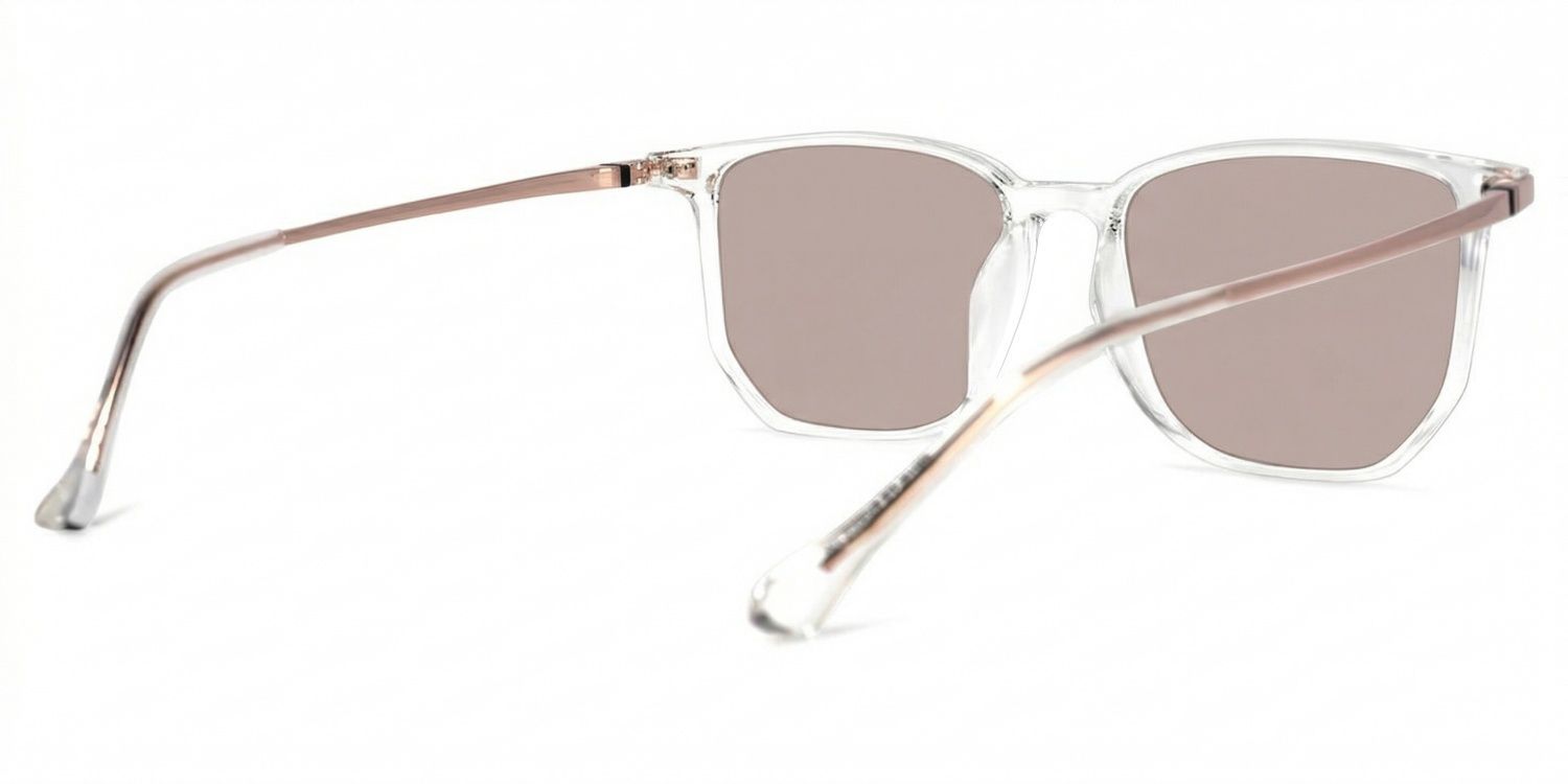 Fezell TR90 Square Clear Frame Glasses | Zeelool Optical4