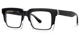 Holly Black Rectangle Glasses1