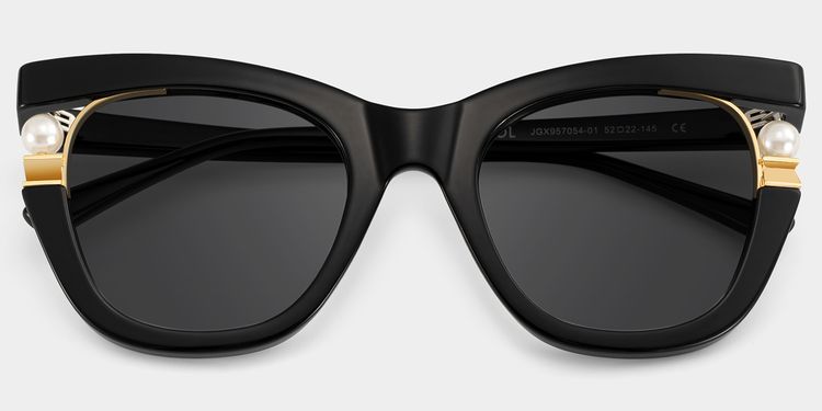 Pearl Cateye Black Glasses