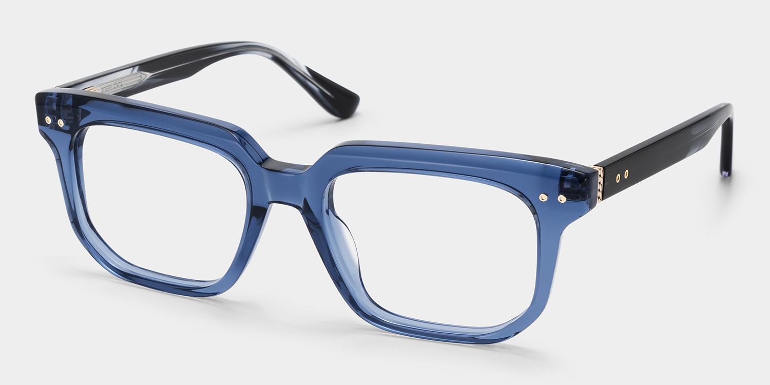 Michael Blue Square Glasses for Men | ZEELOOL