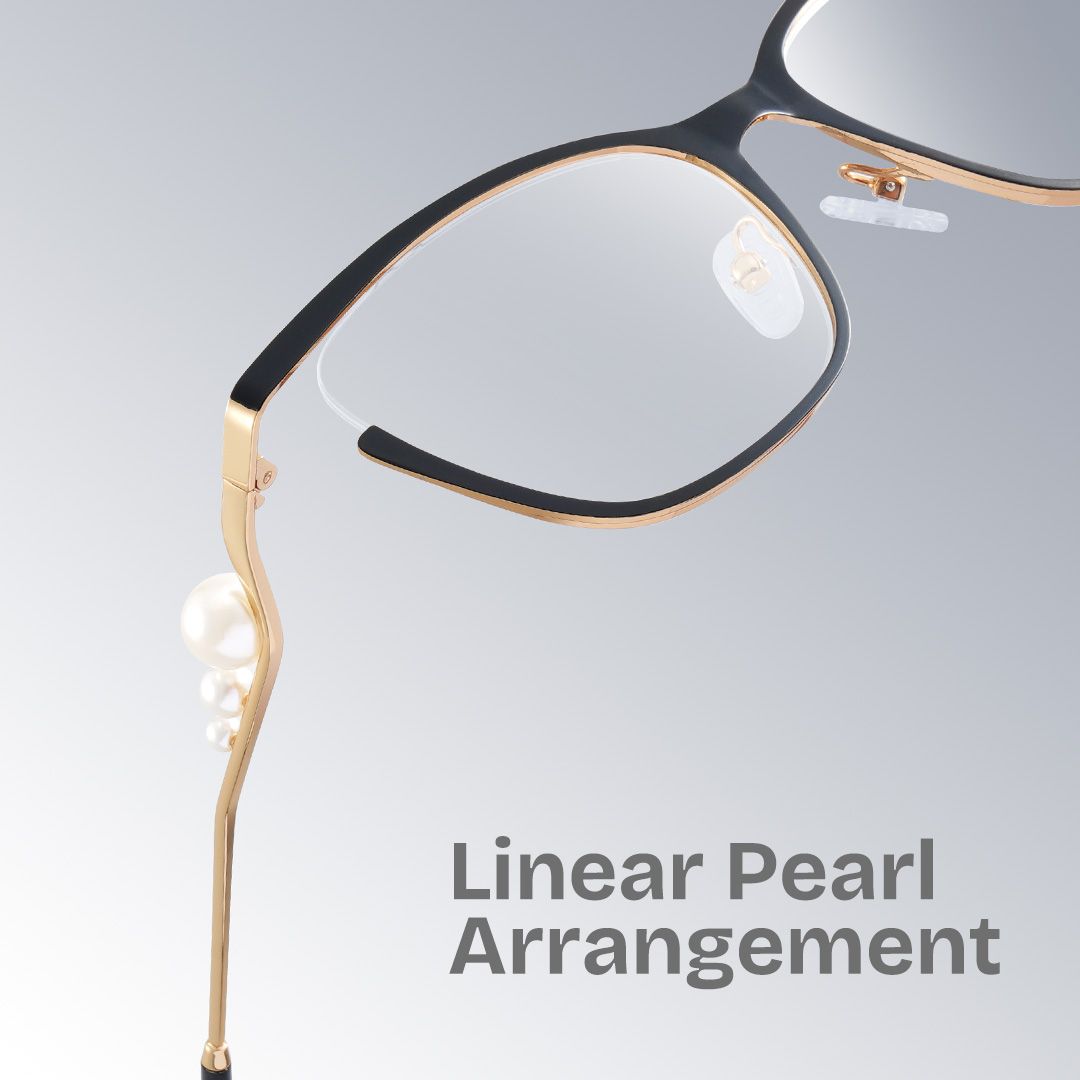 Aria Eyeglasses in Round Black Frame | Zeelool1