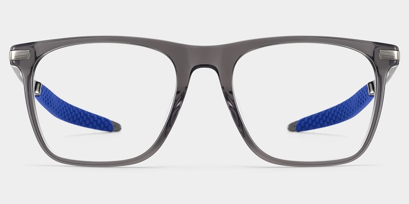 Stable Rectangle Gray Glasses