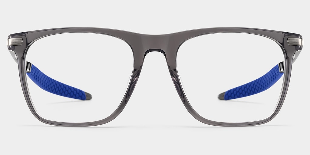 Stable Rectangle Gray Glasses