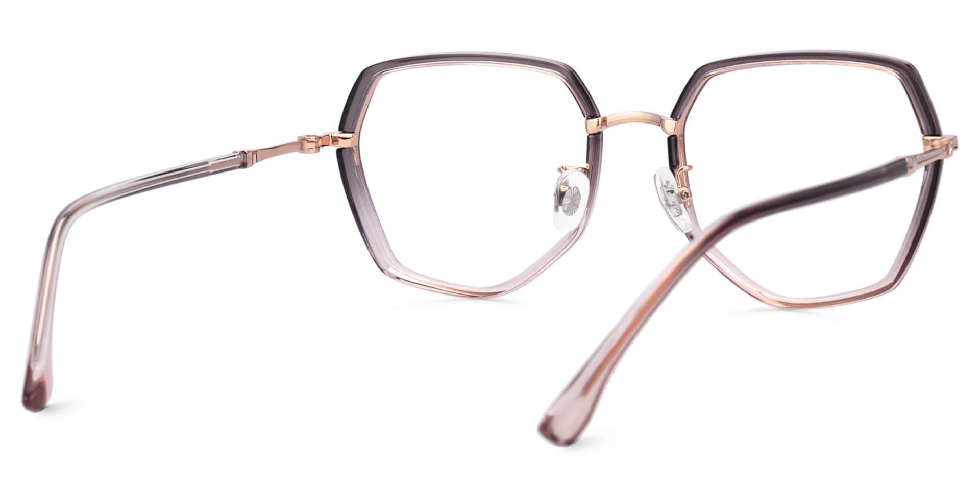 Kendra Geometric Acetate Full Frame Eyeglasses | Zeelool3