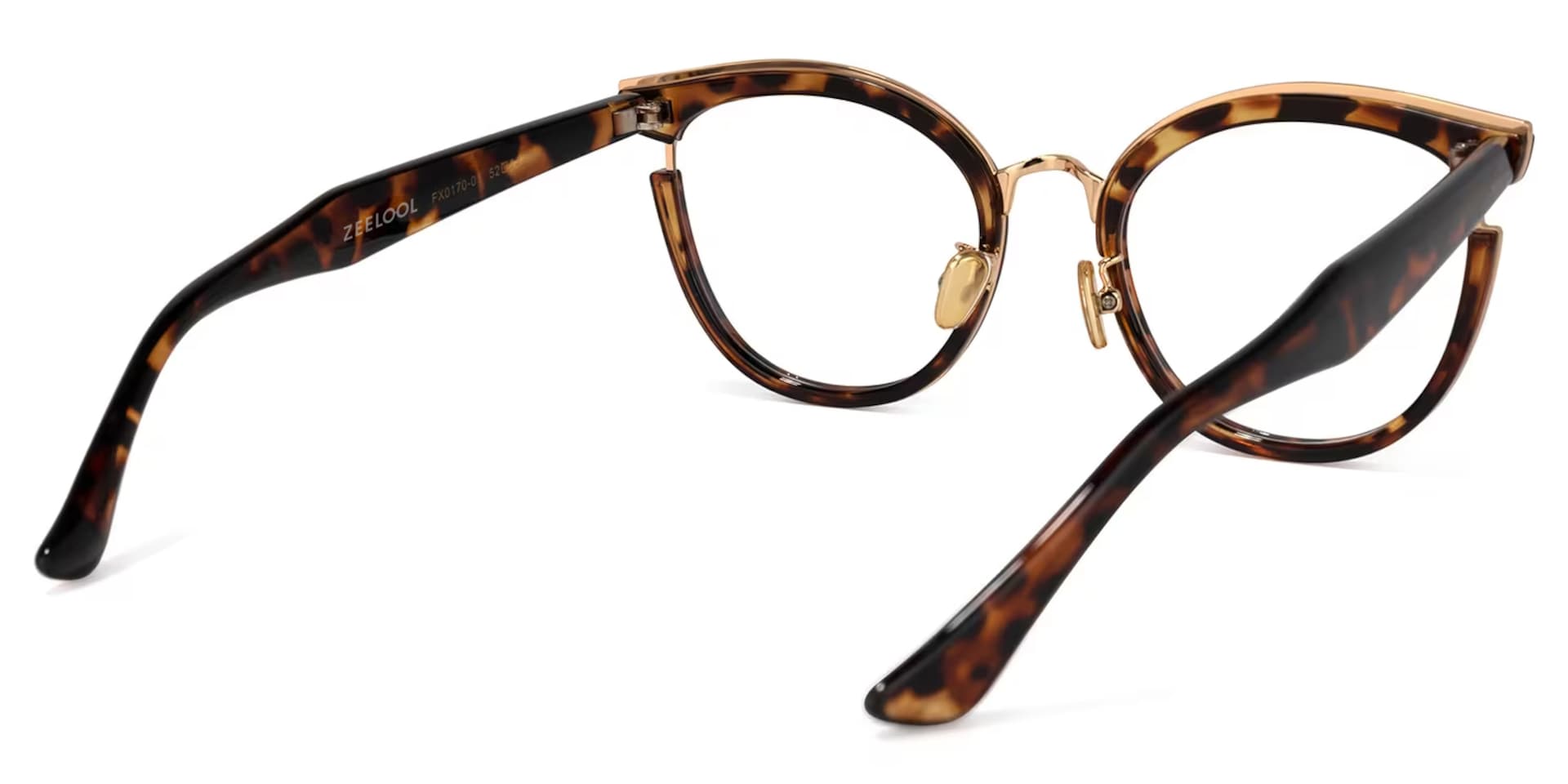 Laraine Cat Eye Tortoise Frame Glasses | Zeelool Optical4