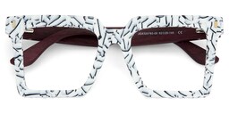 Pierre Square Pattern Glasses2