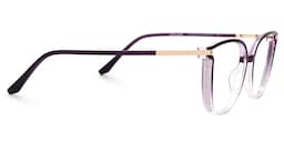 Rodz Square Purple Crystal Glasses2