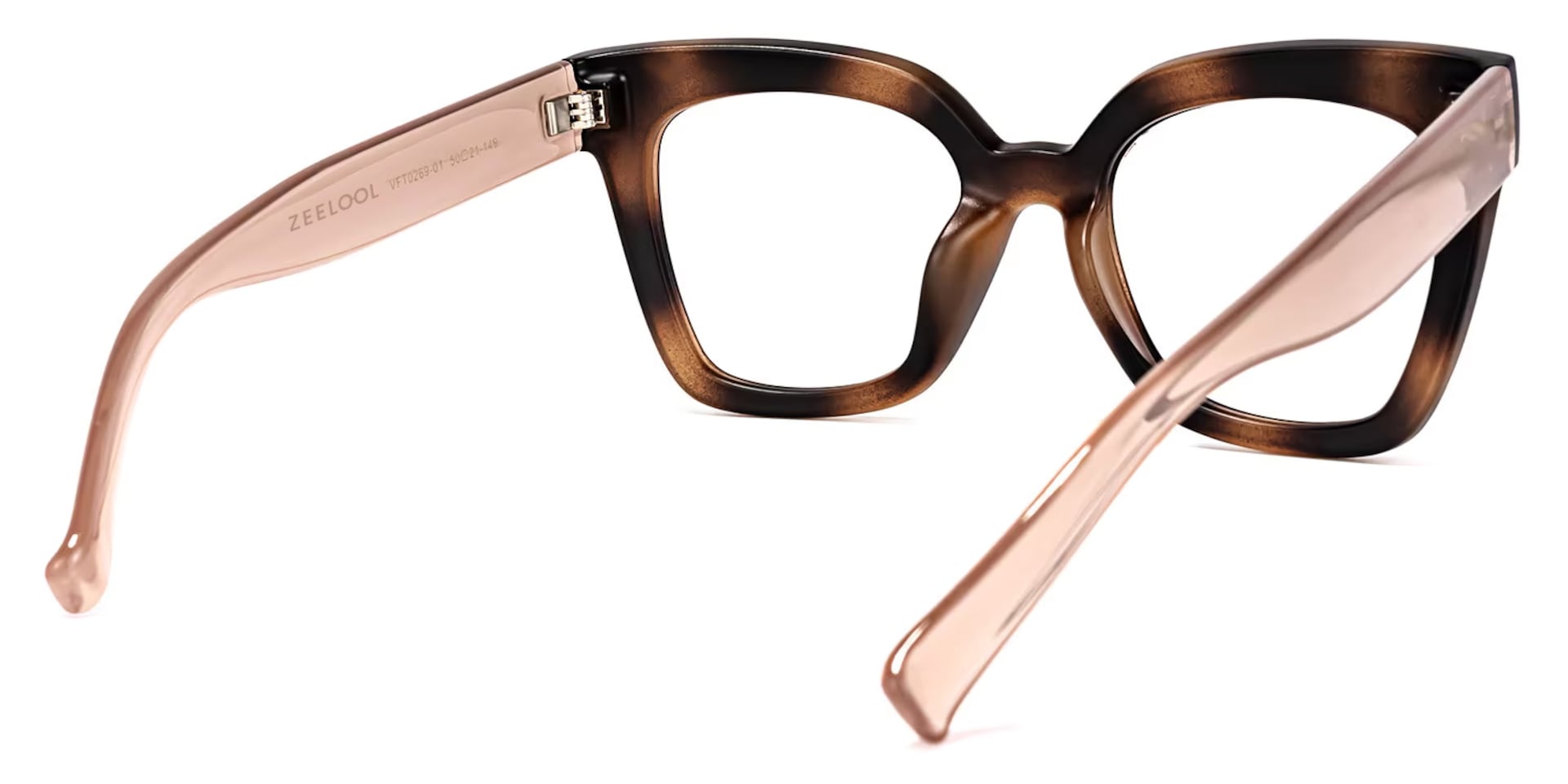 Malcolm Square Burnt Umber Frame Glasses | Zeelool7