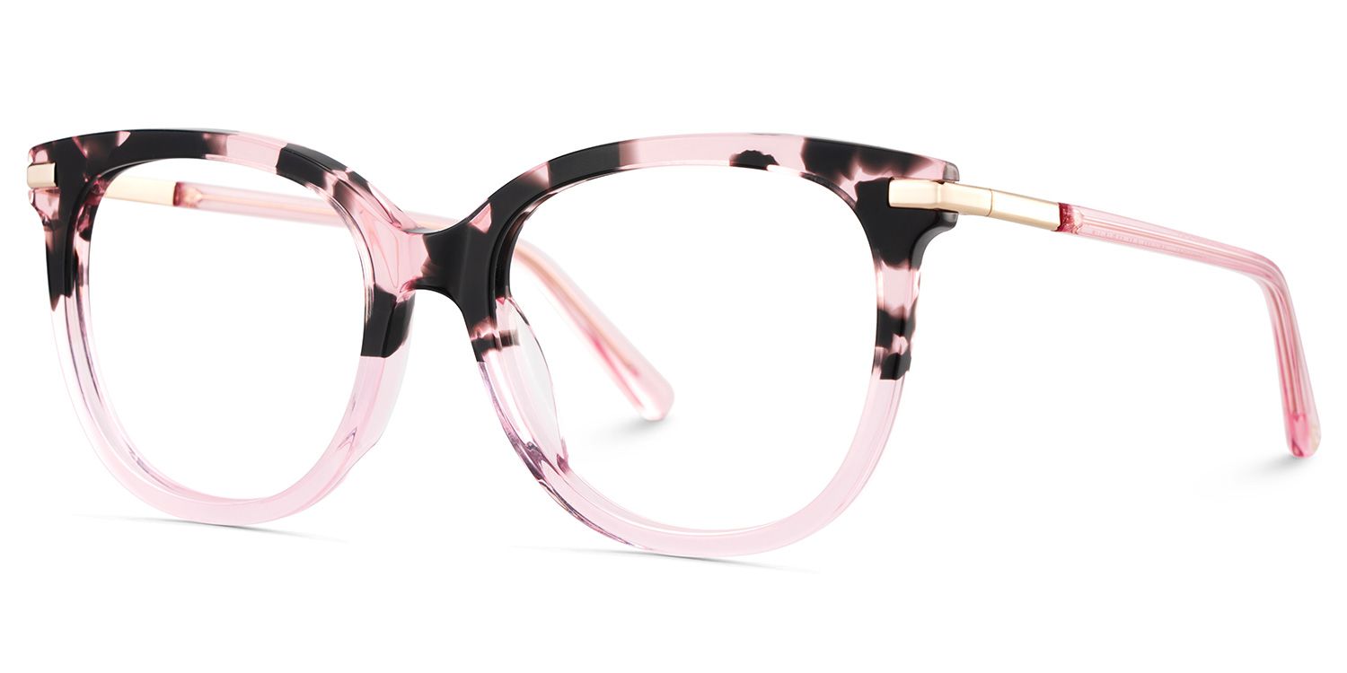 Round Pink Tortoise Glasses3