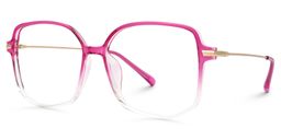 Payton Geometric Bright-Pink Glasses1