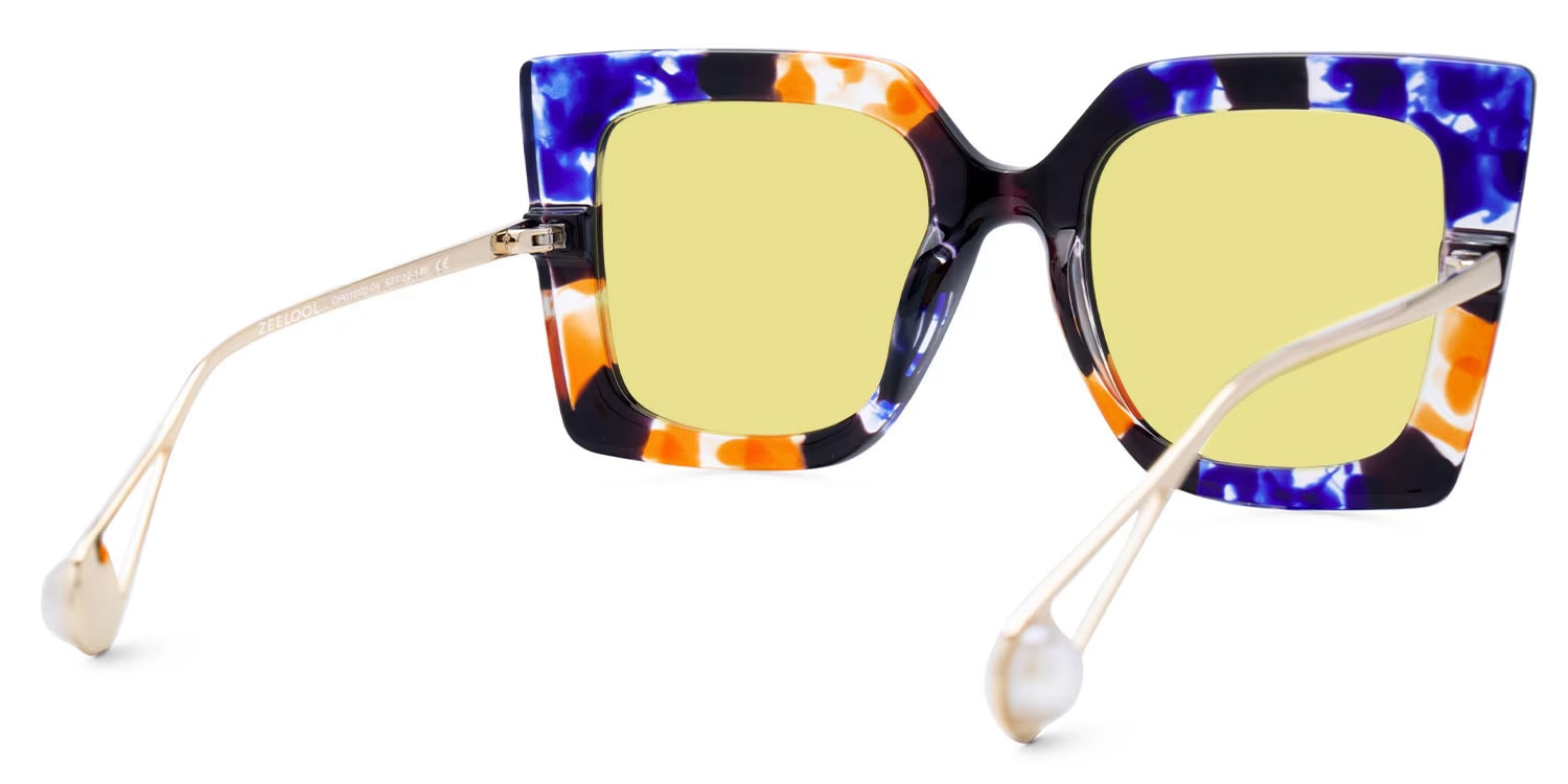 Qatar Square Blue/Black Sunglasses3