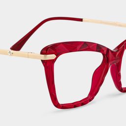 Juliet Cateye Red Glasses4