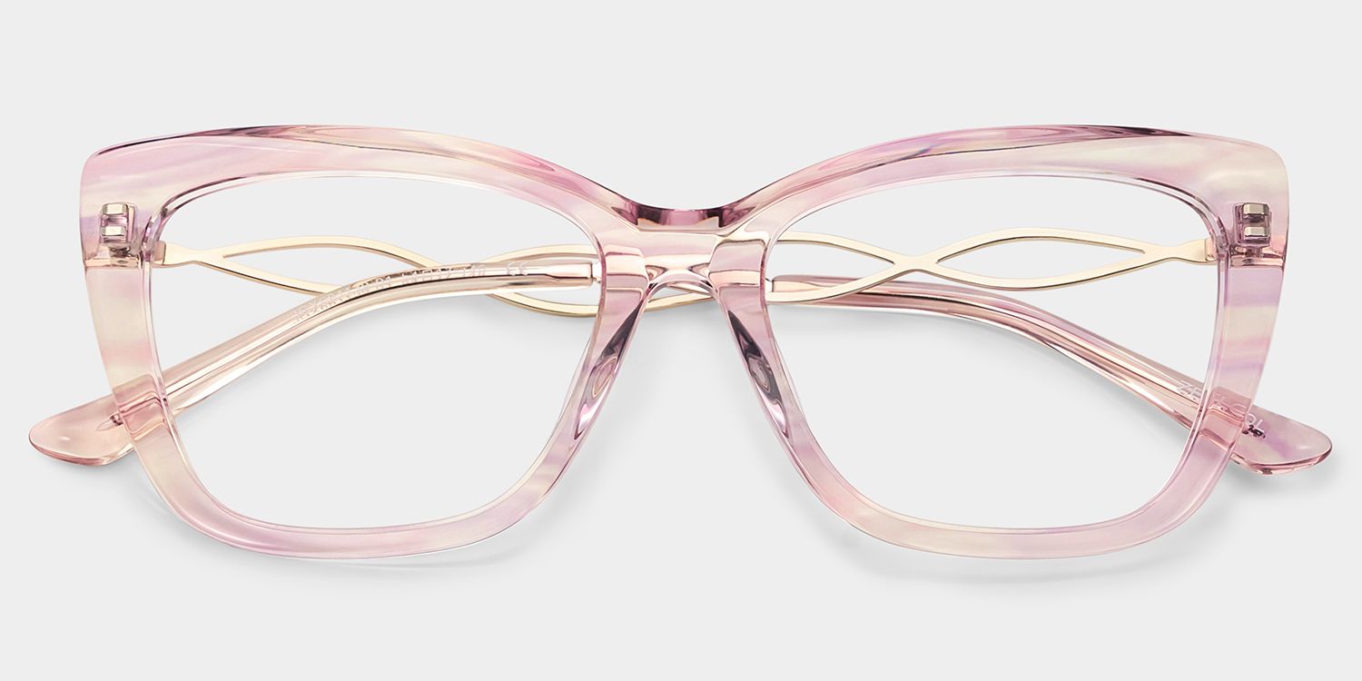 Remi Watercolor Glasses - Women Pink Butterfly Frames | ZEELOOL3