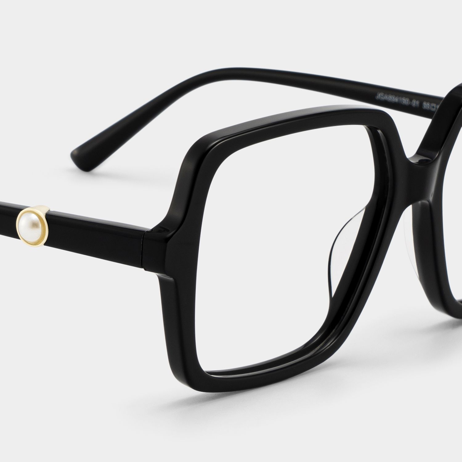 Order Elena Black Square Frame Glasses Online | ZEELOOL4