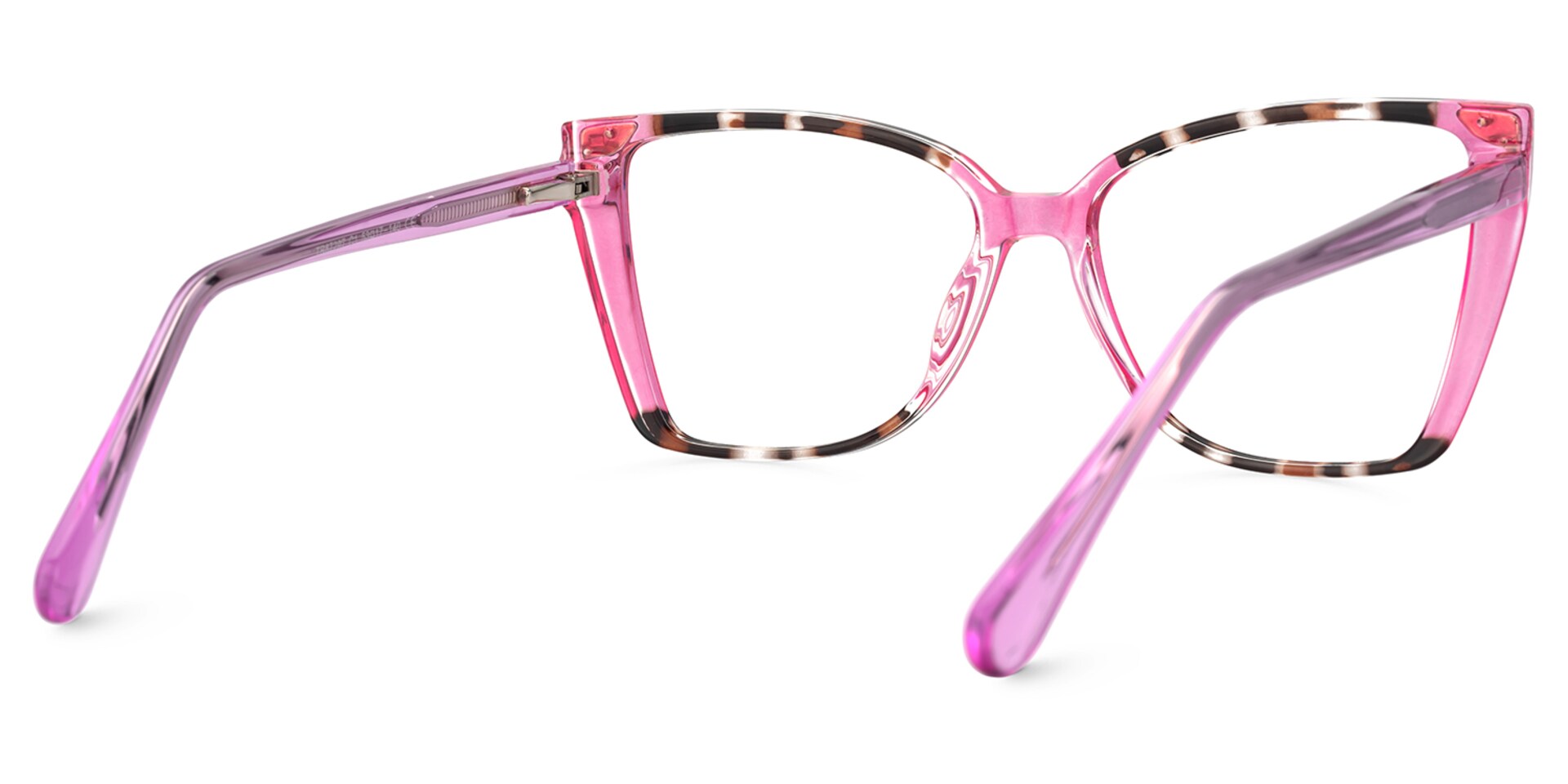 Women's Pink Glasses Frames With Butterfly Shape4