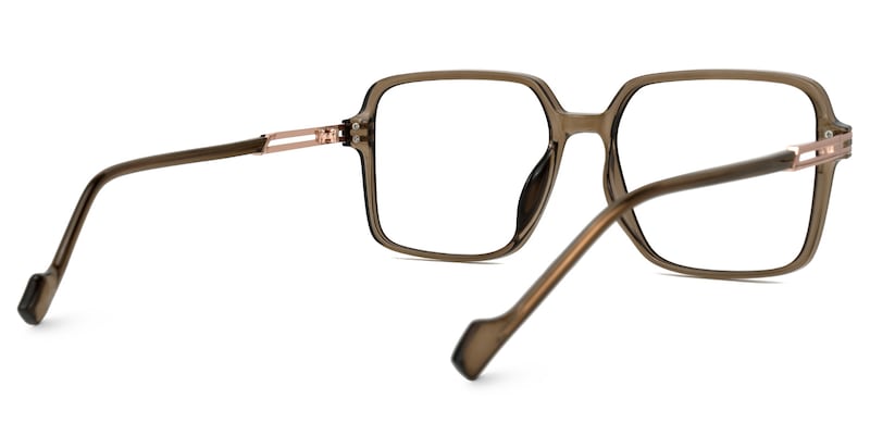 Polanco Square Brown Glasses3