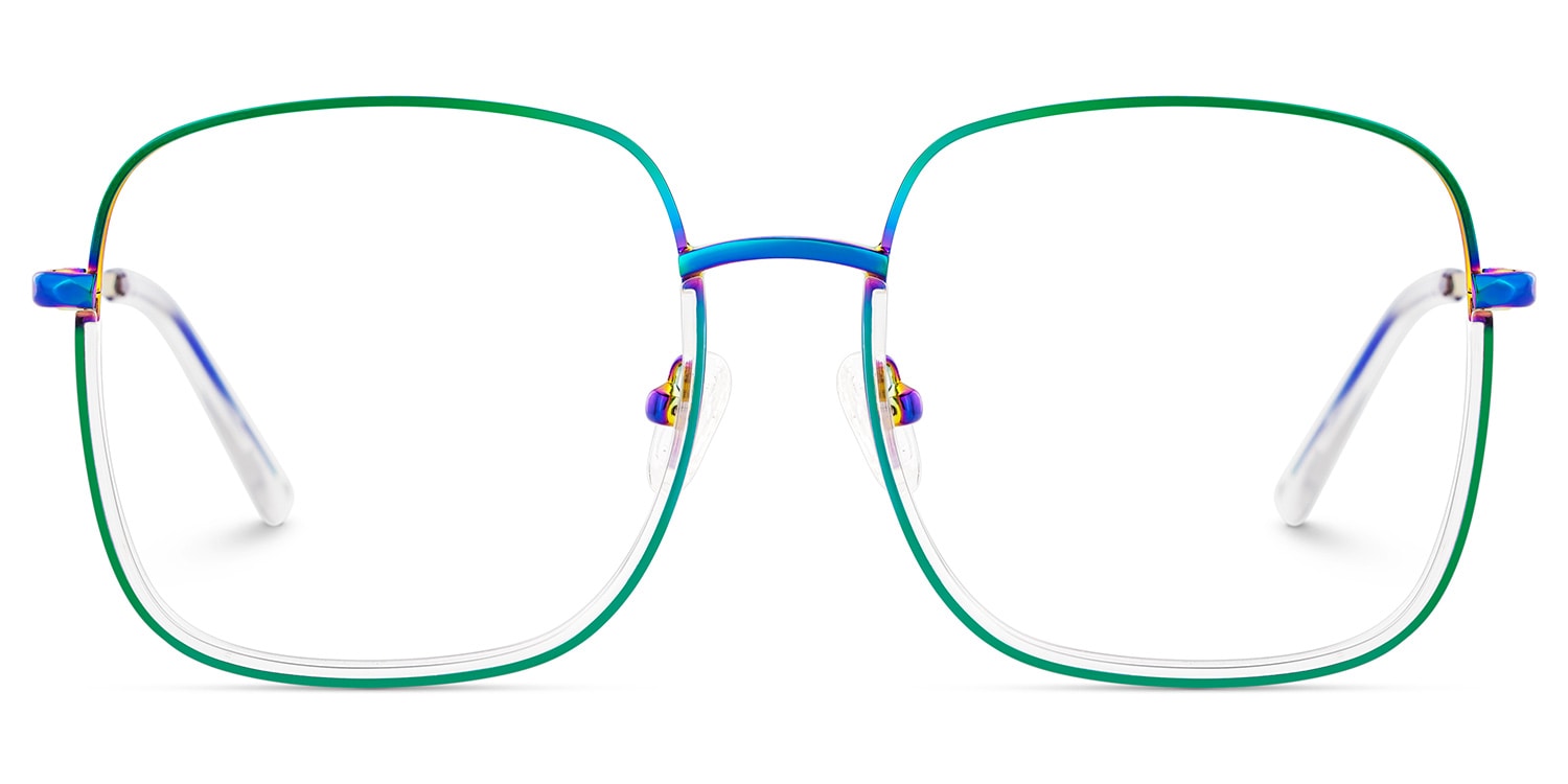 Wade Square Iridescent Glasses