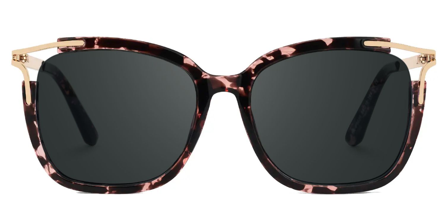 Sidibe Square Style Tortoise Frame Sunglasses | ZEELOOL0