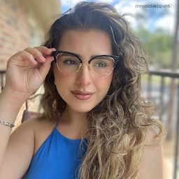 Charlene Browline Black Glasses10